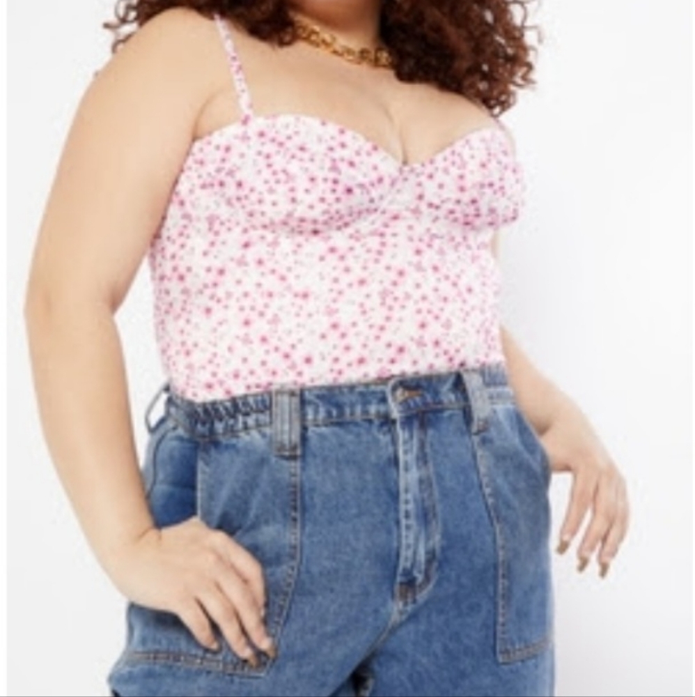 Rue21+ Butterfly Printed Corset Top - 3X